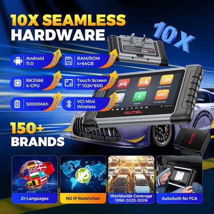 Scanner Maxicom MK808BT PRO, 2026 Newer Bidirectional Tool as MK900BT