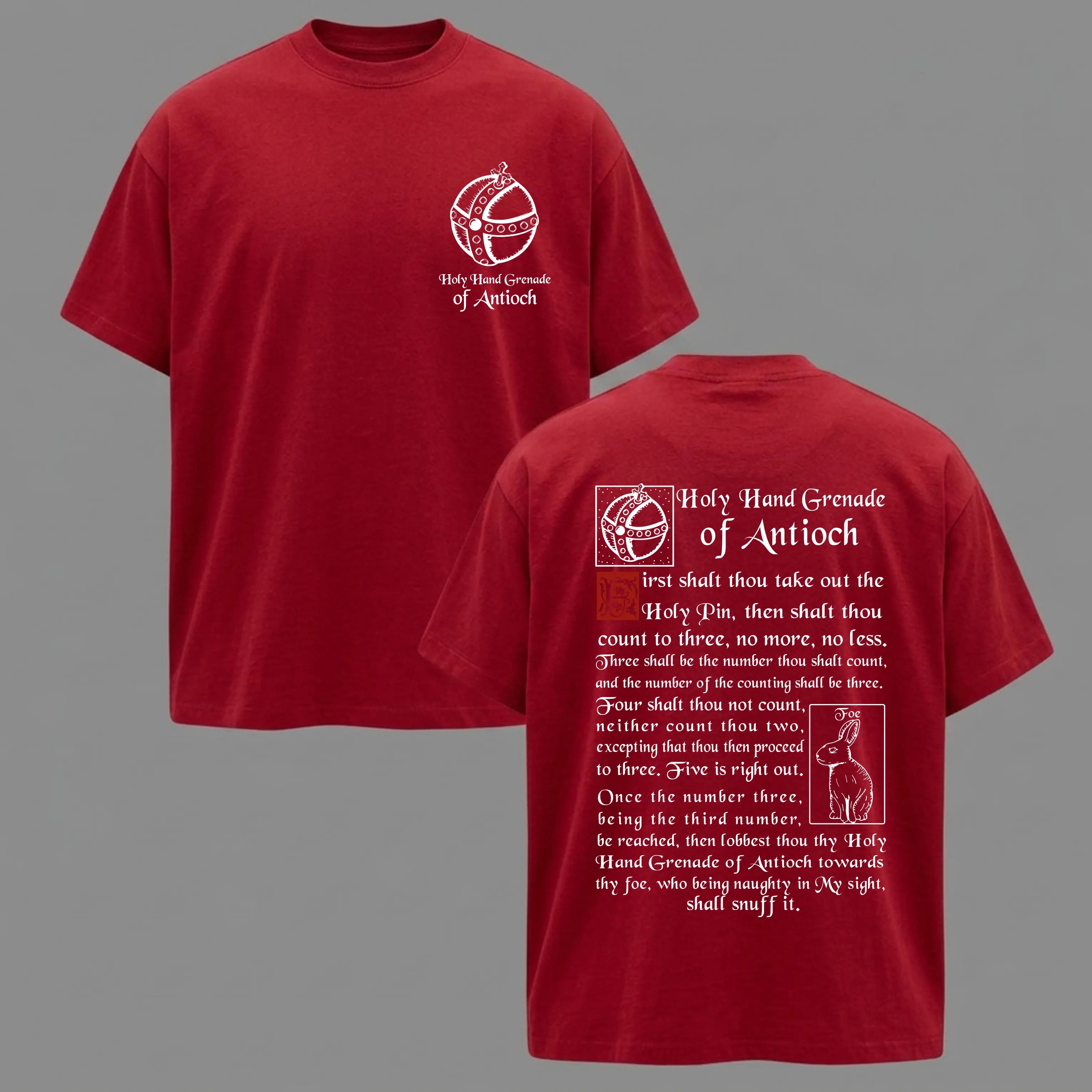 The Holy Hand Grenade of Antioch Shirt, Meme Tee, Funny 1975 Weirdcore Y2K Aesthetic Gift Unisex Shirt