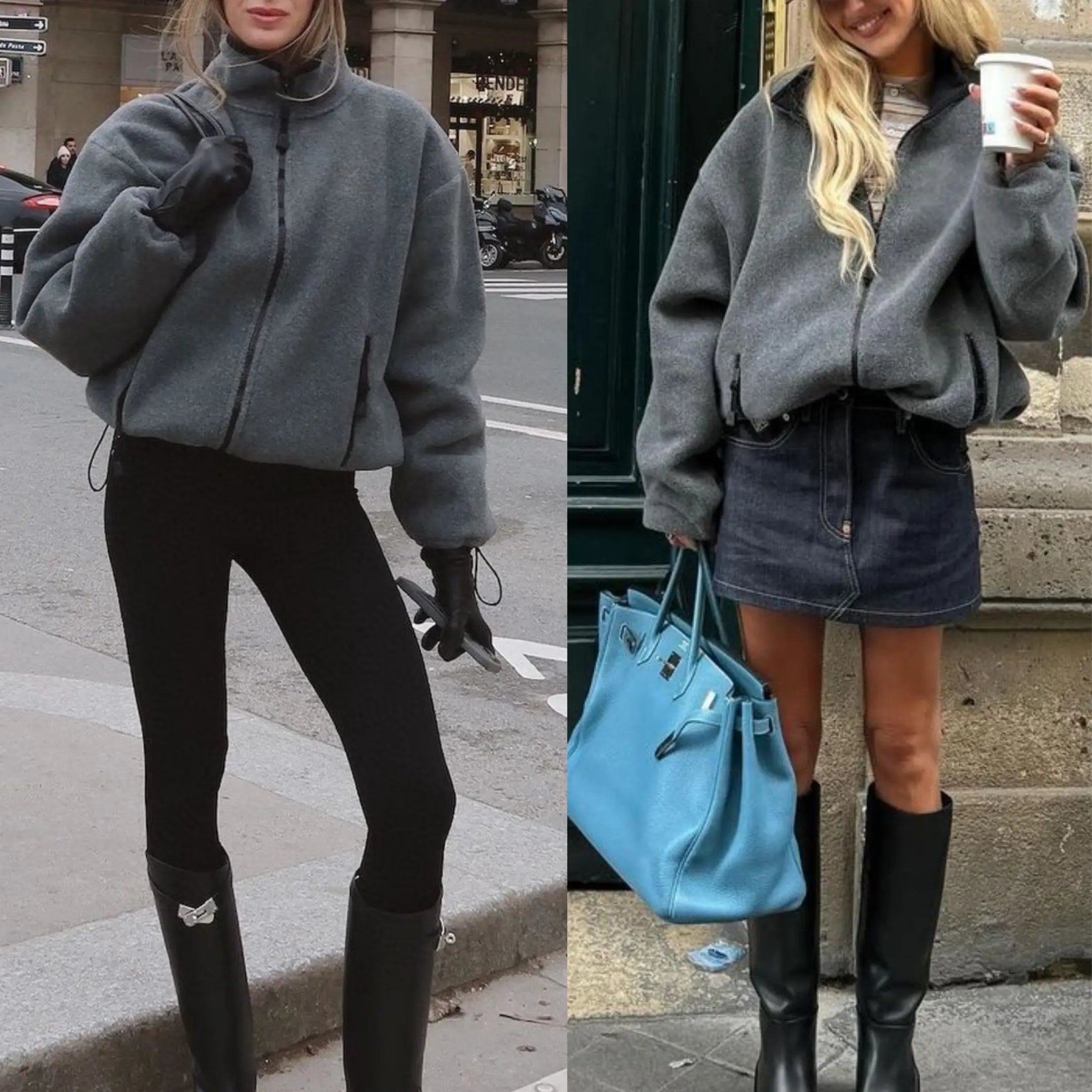 Yeezaa Zip up Fleece Jacket for Women Outerwear Coat 2026 Fashion Fall Winter Casual Classic-Fit Polar Soft Full-Zip Zip up Zipper up Jackets with Pocket Coats