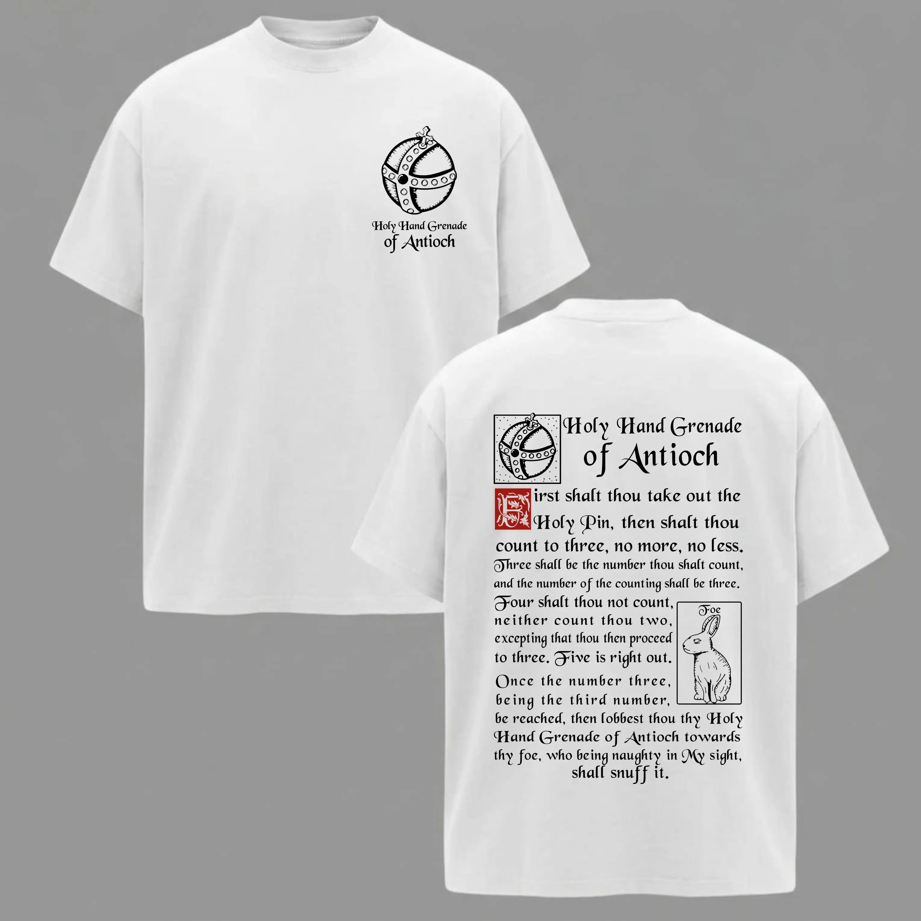 The Holy Hand Grenade of Antioch Shirt, Meme Tee, Funny 1975 Weirdcore Y2K Aesthetic Gift Unisex Shirt