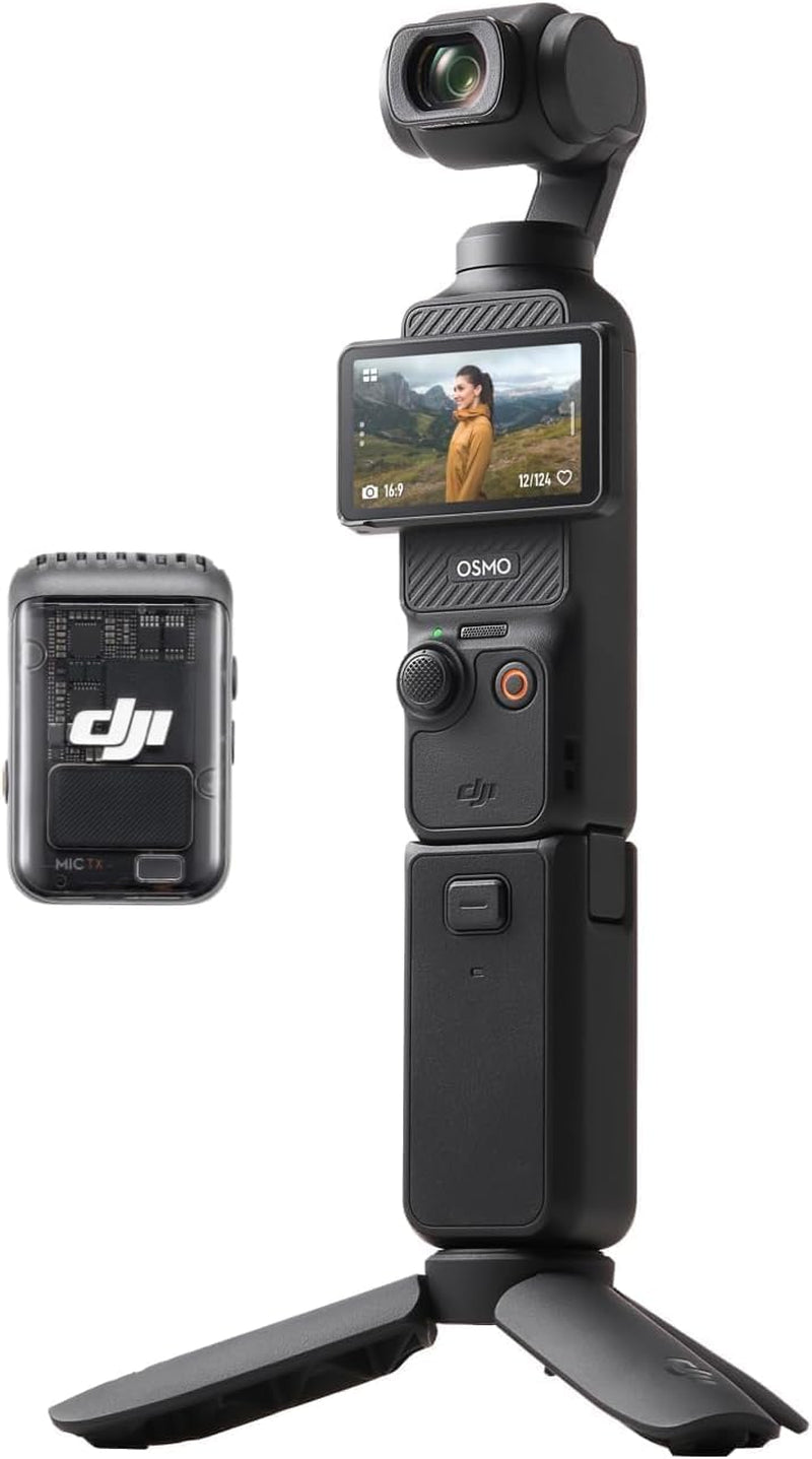 DJI Osmo Pocket 3 Creator Combo, Vlogging Camera with 1'' CMOS & 4K/120Fps