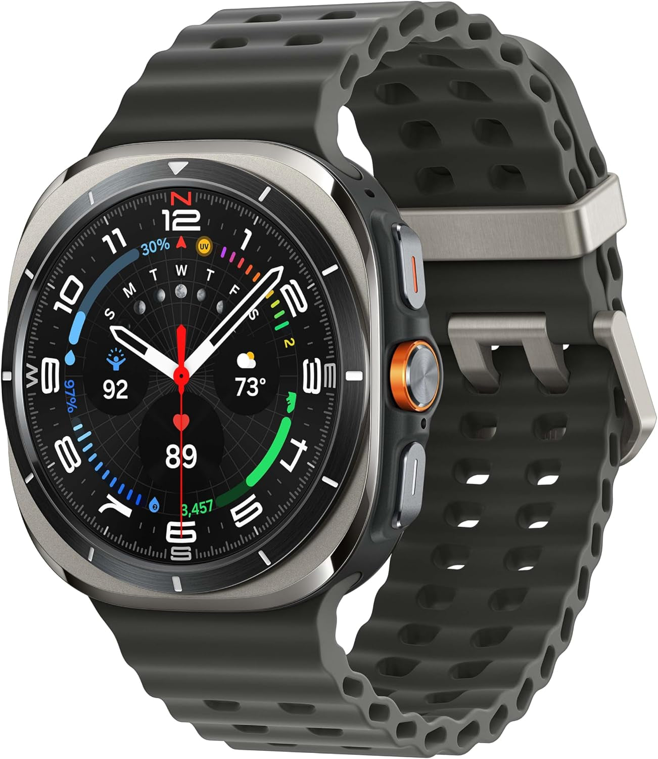 Samsung Galaxy Watch Ultra (2024) 47Mm LTE AI Smartwatch W/Energy Score, Wellness Tips, Heart Rate Tracking, Sleep Monitor, Fitness Tracker, Gps,Titanium Silver [US Version, 1Yr Manufacturer Warranty]